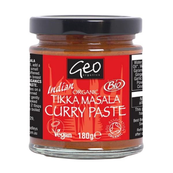 GEO ORGANICS Tikka Masala Paste 180g - Longdan Official