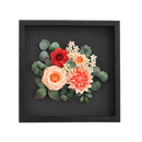 Paper Flowers Shadow Box 33x33 - Secret Garden - Longdan Official