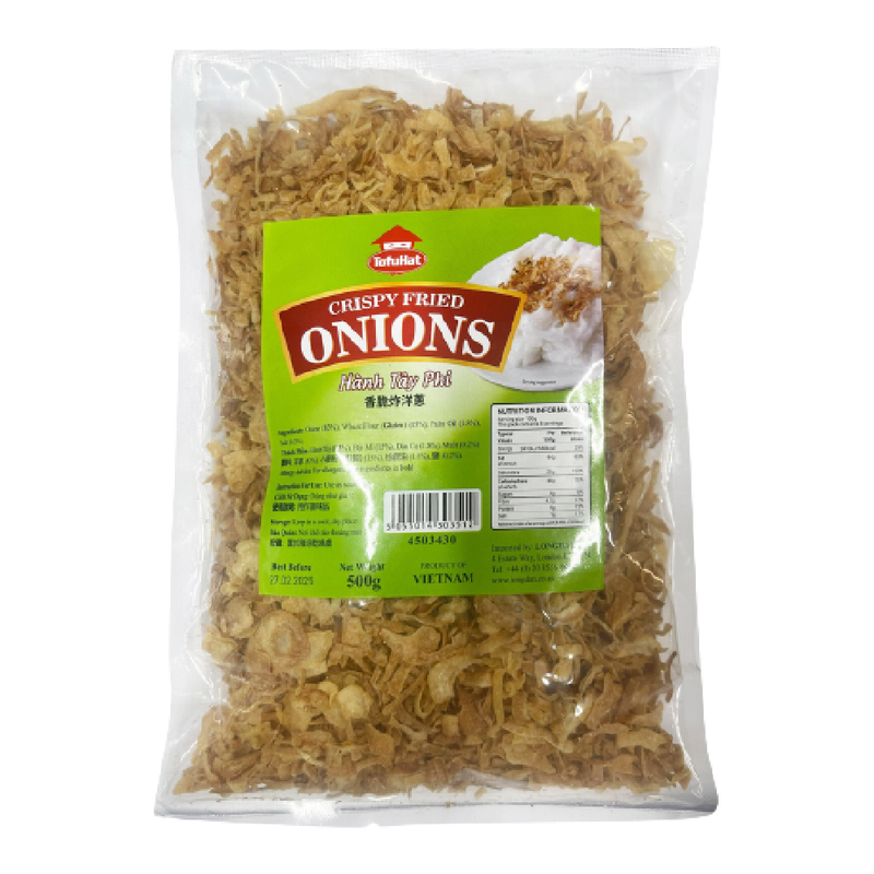 Tofuhat Crispy Fried Onions 500g (Case20) - Longdan Official