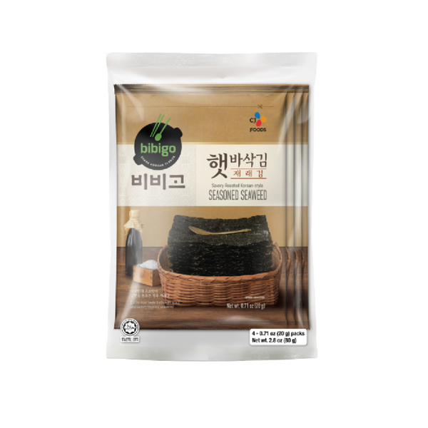 CJ BIBIGO Seasoned Sesame Seaweed Snacks 20g