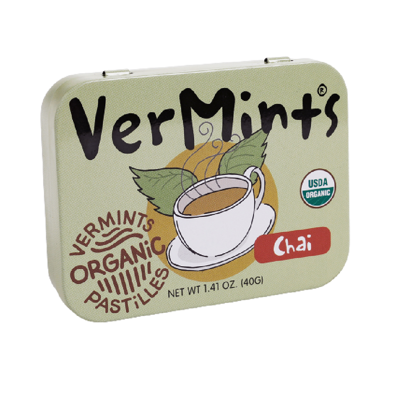 VERMINTS Organic Chai Mints 40g - Longdan Official