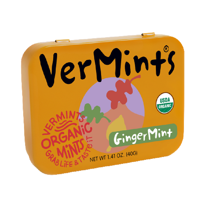 VERMINTS Organic Ginger Mints 40g - Longdan Official