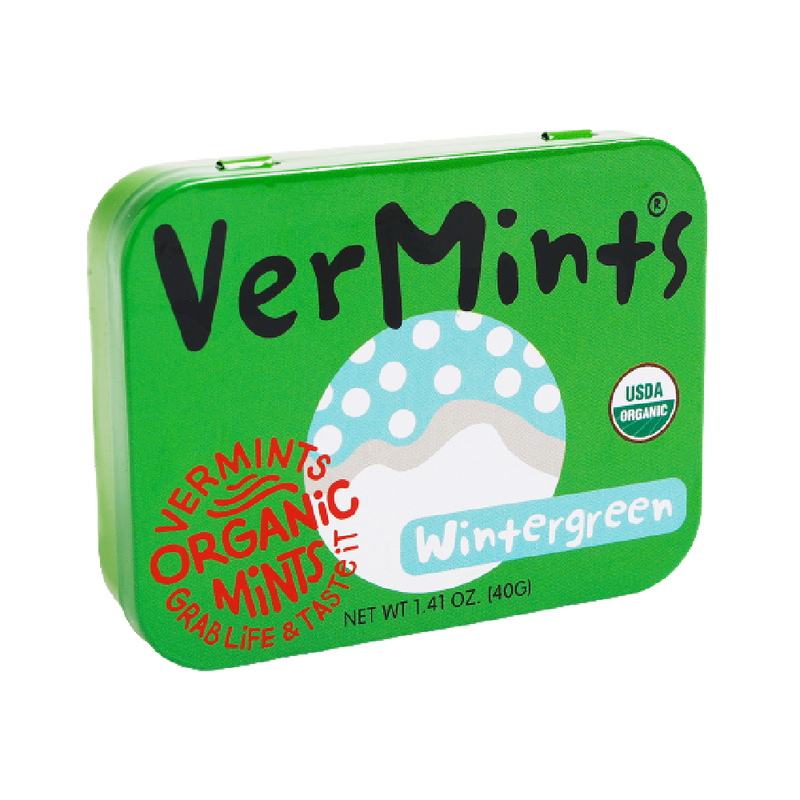 VERMINTS Organic Wintergreen Mints 40g - Longdan Official