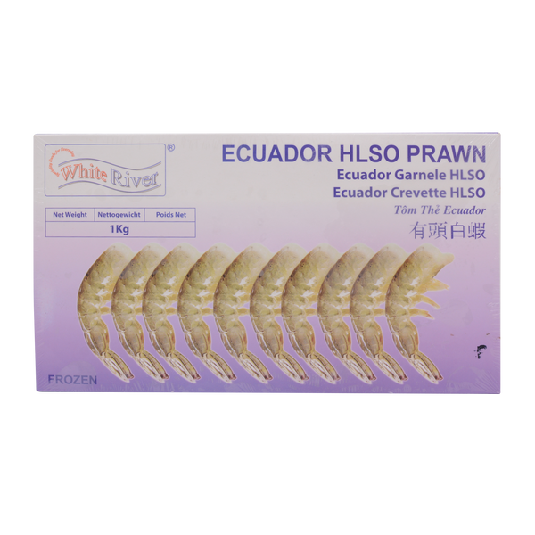 Kim Son White River Ecuador HLSO 26/30 1kg (Frozen) - Longdan Online Supermarket
