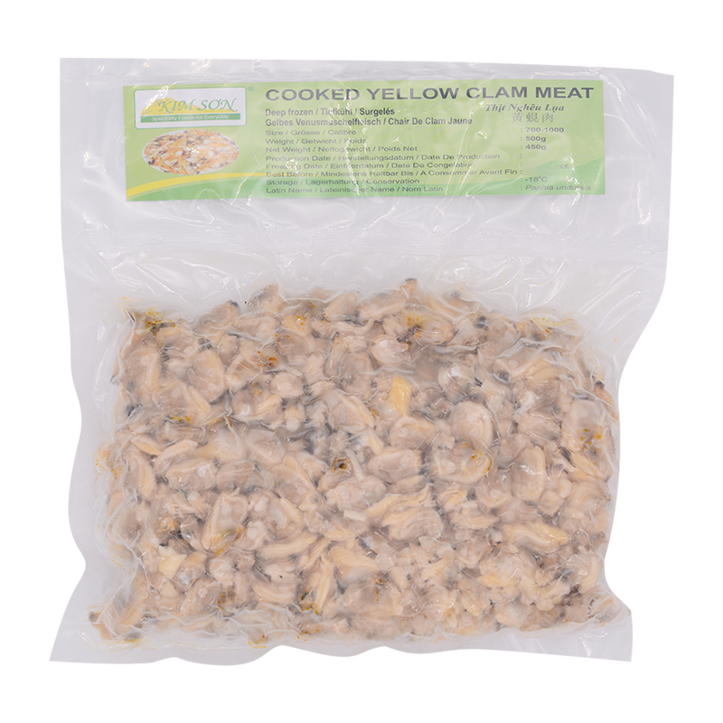 Kim Son Cooked Yellow Clam (700-1000) 500g (Frozen) - Longdan Online Supermarket