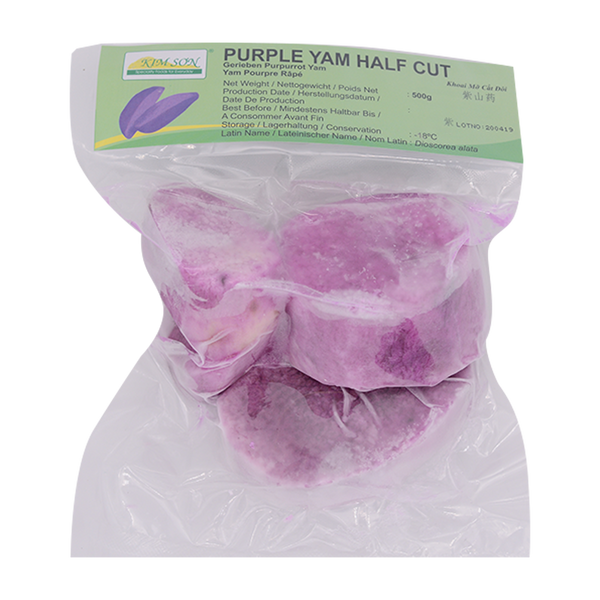 Kimson Half Cut Purple Yam 500G (Frozen) - Longdan Online Supermarket