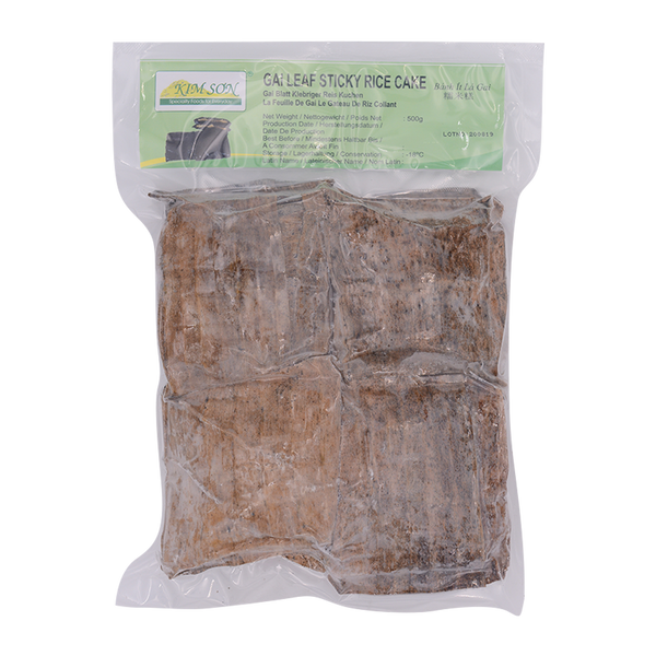 Gai Leaf Sticky Rice Cake 500g (Frozen) - Longdan Online Supermarket