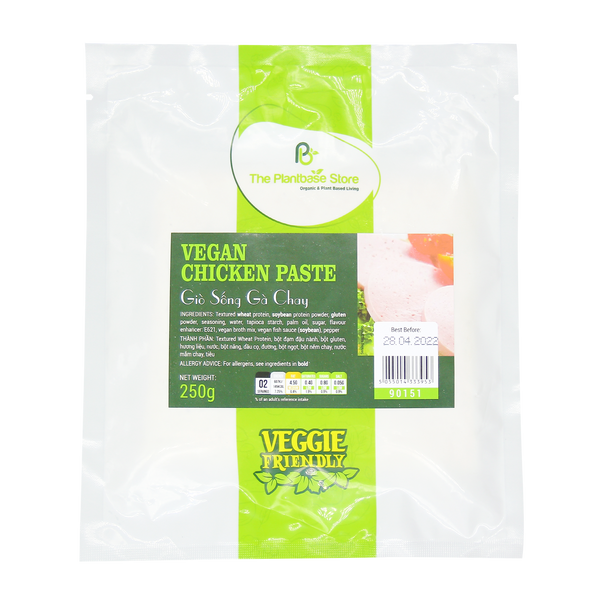 The Plantbase Store Vegan Chicken Paste 250g (Frozen) - Longdan Online Supermarket