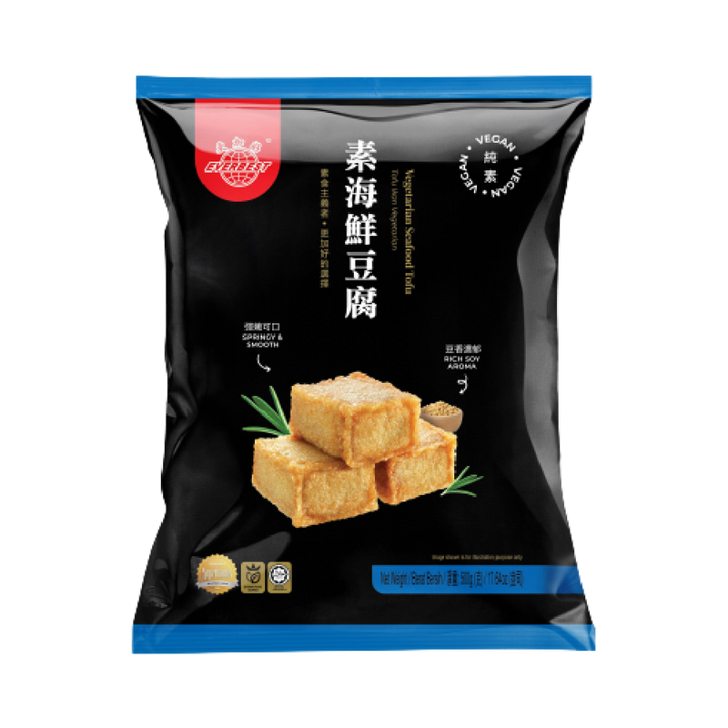 EVERBEST Vegetarian Seafood Tofu 500g (Frozen) - Longdan Official