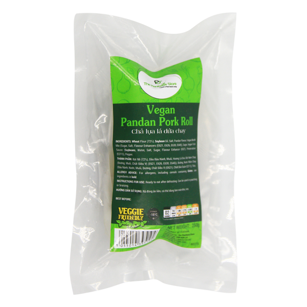 THE PLANTBASE STORE Vegan Pandan Pork Roll 250g (Frozen) - Longdan Official Online Store