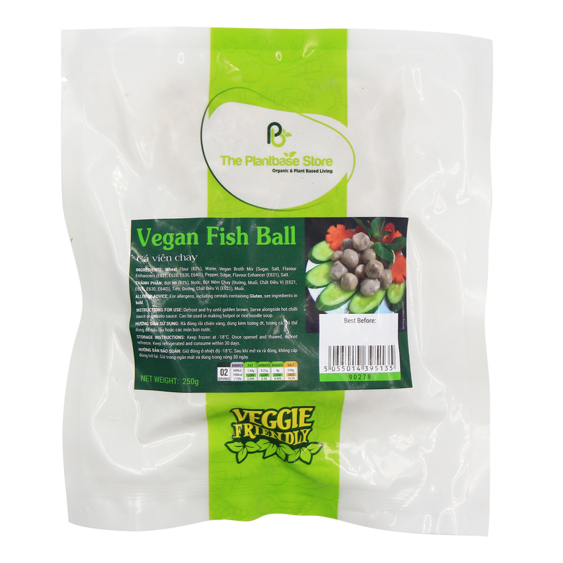 THE PLANTBASE STORE Vegan Fish Ball 250g (Frozen)
