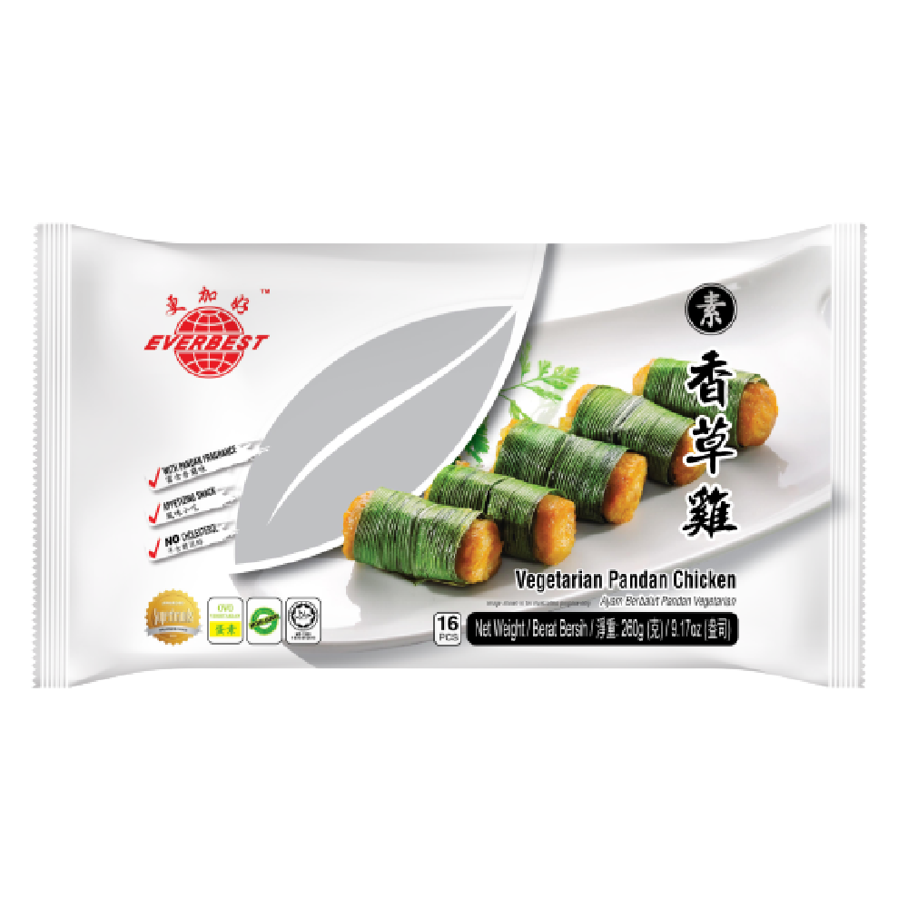 EVERBEST Vegetarian Pandan Chicken 260g (Frozen) - Longdan Official