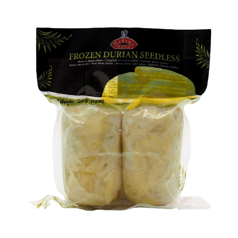 MADAME WONG Durian Flesh Mornthong without Seed 400g (Frozen) - Longdan Official