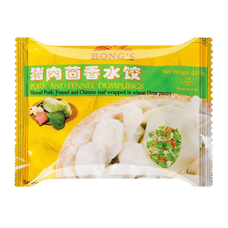 HONG'S Pork & Fennel Dumplings 410g (Frozen) - Longdan Official