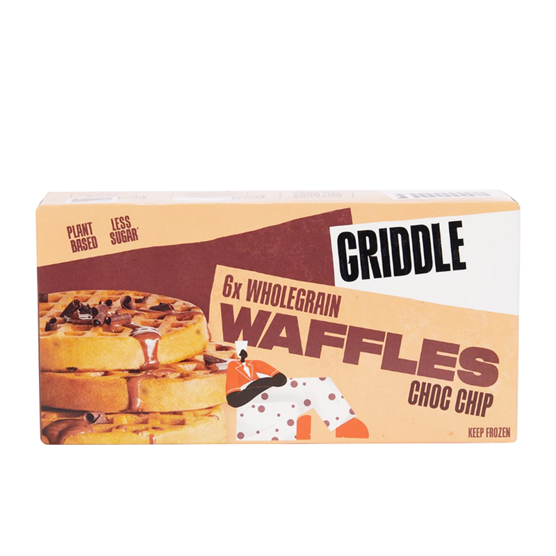 GRIDDLE Choc-Chip Wholegrain Waffles 192g (Frozen) - Longdan Official