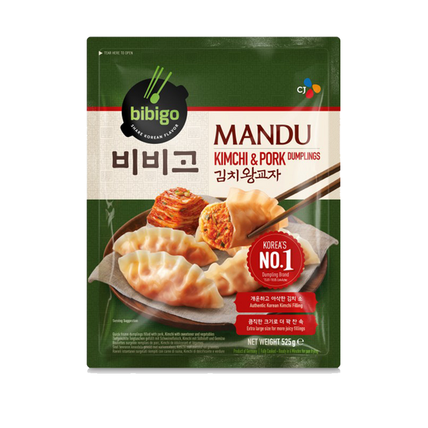 CJ Bibigo Original Dumplings Kimchi & Pork 525g  (Frozen) - Longdan Official Online Store