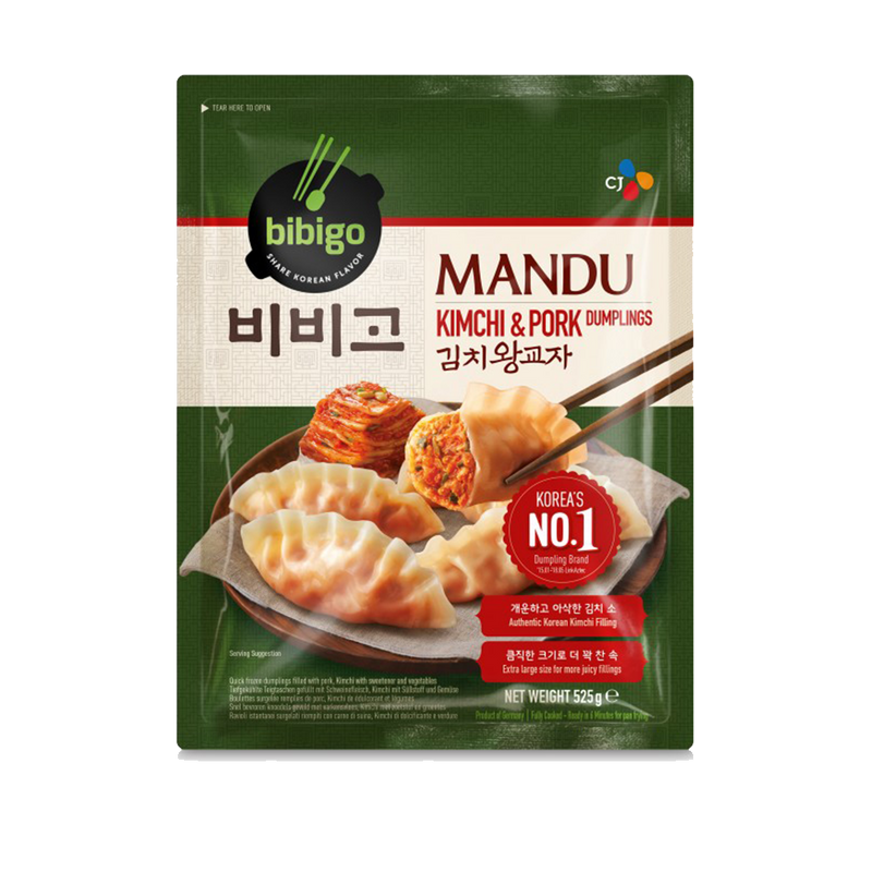 CJ Bibigo Original Dumplings Kimchi & Pork 525g  (Frozen) - Longdan Official Online Store