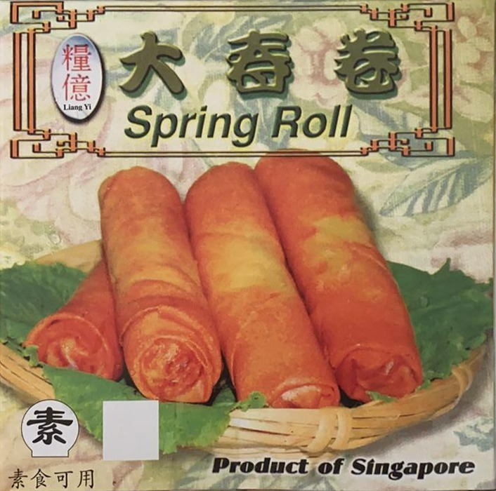 LIANG YI Vegetarian Spring Roll 500g - Longdan Official
