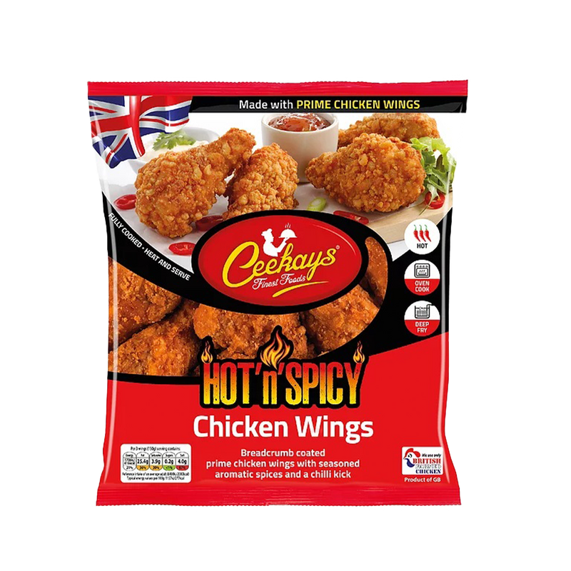 CEEKAYS Hot N Spicy Breaded Wings 600g (Frozen) - Longdan Official