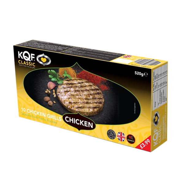 KQF Classics Chicken Grills 520g (Frozen) - Longdan Official