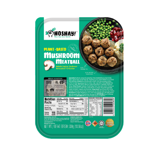 HOSHAY Plantbased Mushroom Meatball (12pcs) 300g - Longdan Official