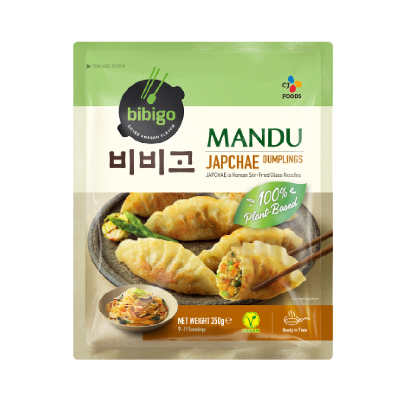 CJ BIBIGO Original Dumplings Plant-Based Japchae 350g (Frozen) - Longdan Official