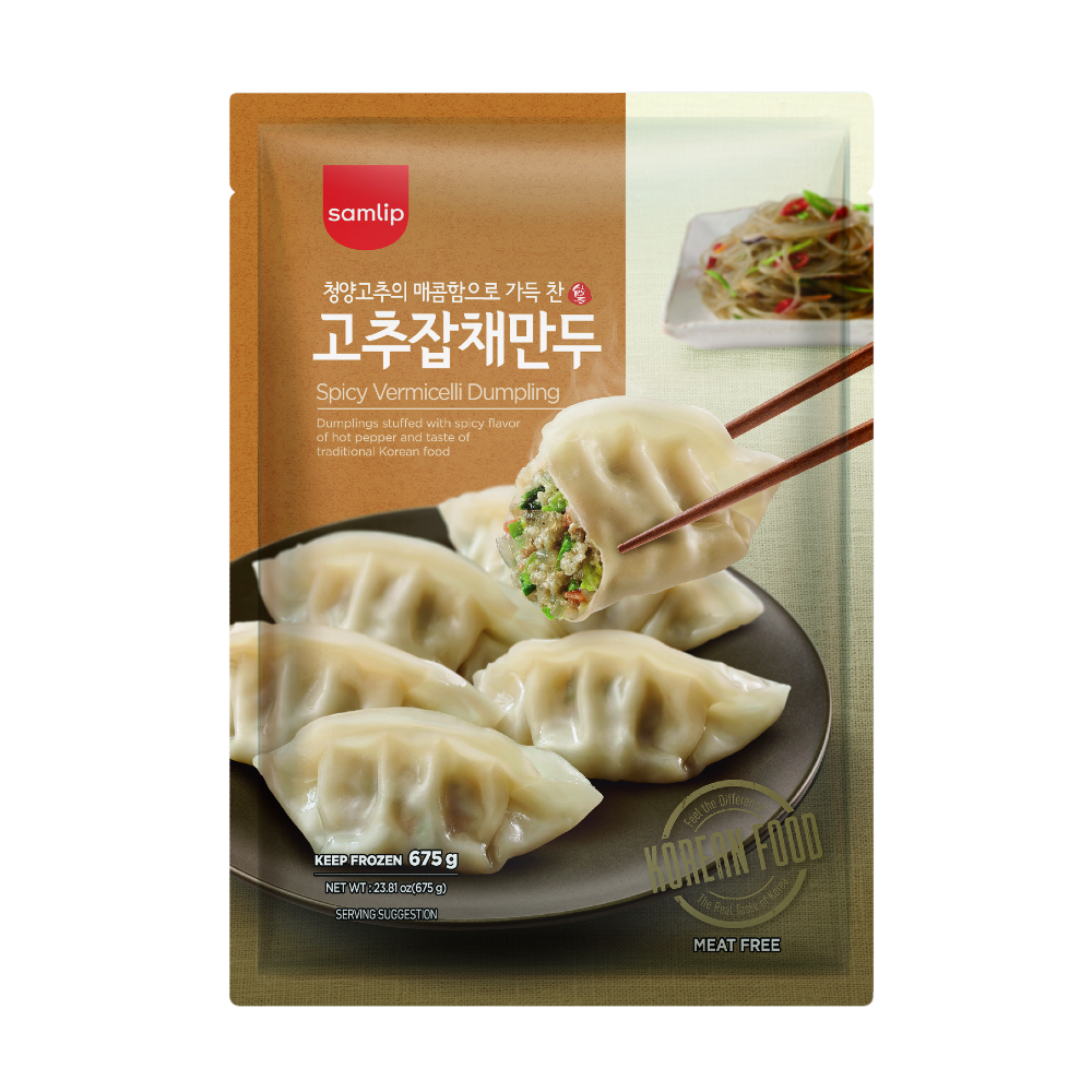 Samlip Spicy Vermicelli Dumpling 675g (Frozen) - Longdan Online Supermarket