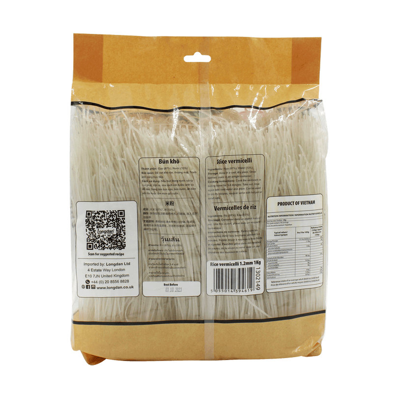 Tofuhat Rice Vermicelli 1kg - Longdan Online Supermarket