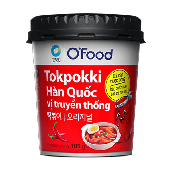 O'Food Korean Tokpokki Traditional Flavor 105g - Longdan Official Online Store