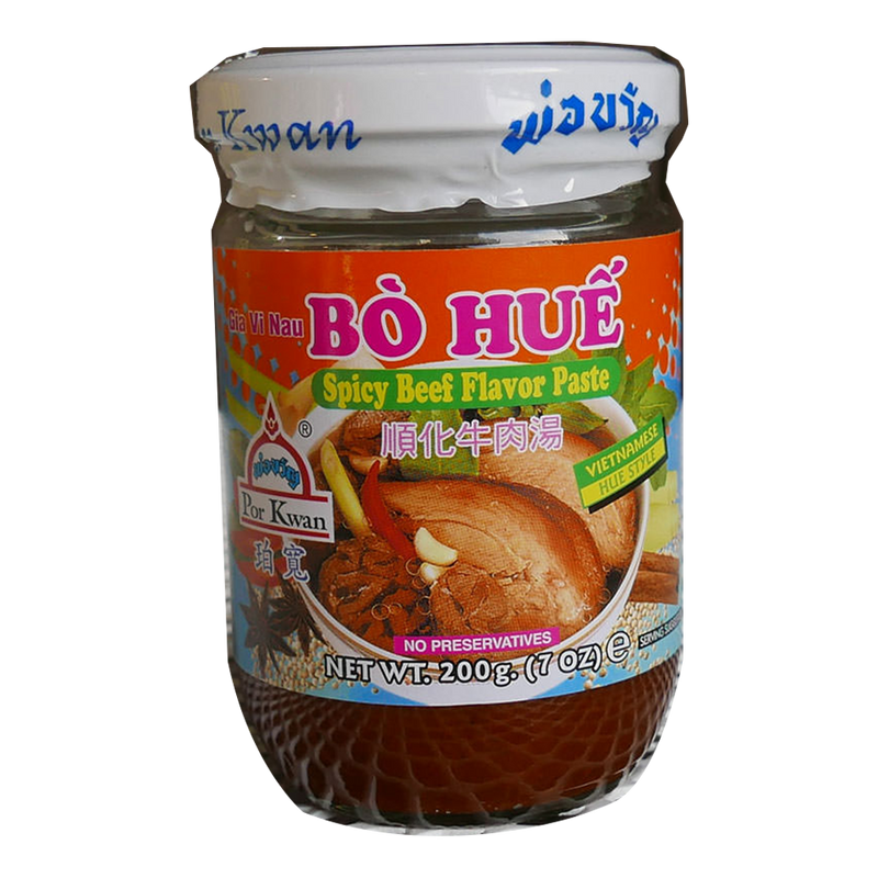 POR KWAN Spicy Beef Flavor Paste 200g - Longdan Official Online Store