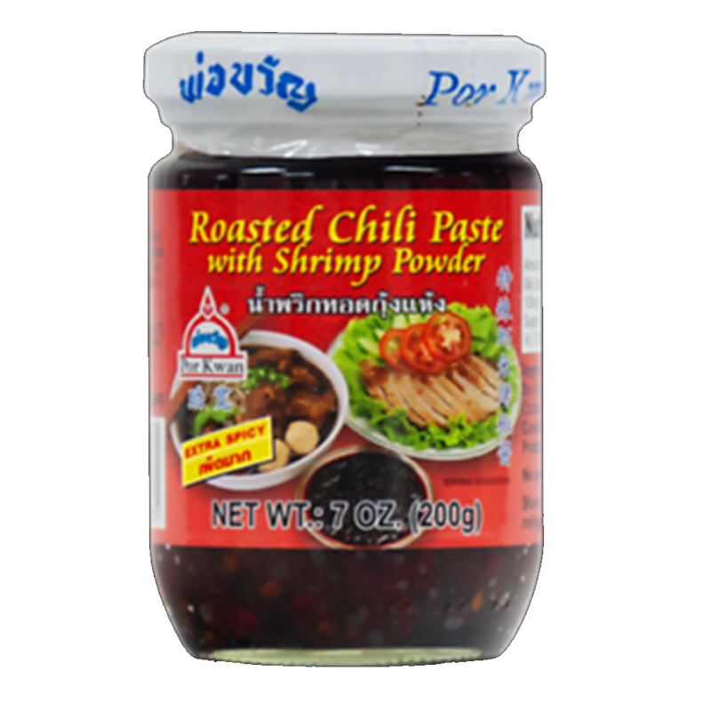 POR KWAN Roasted Chilli Paste With Shrimp Powder 200g - Longdan Official Online Store