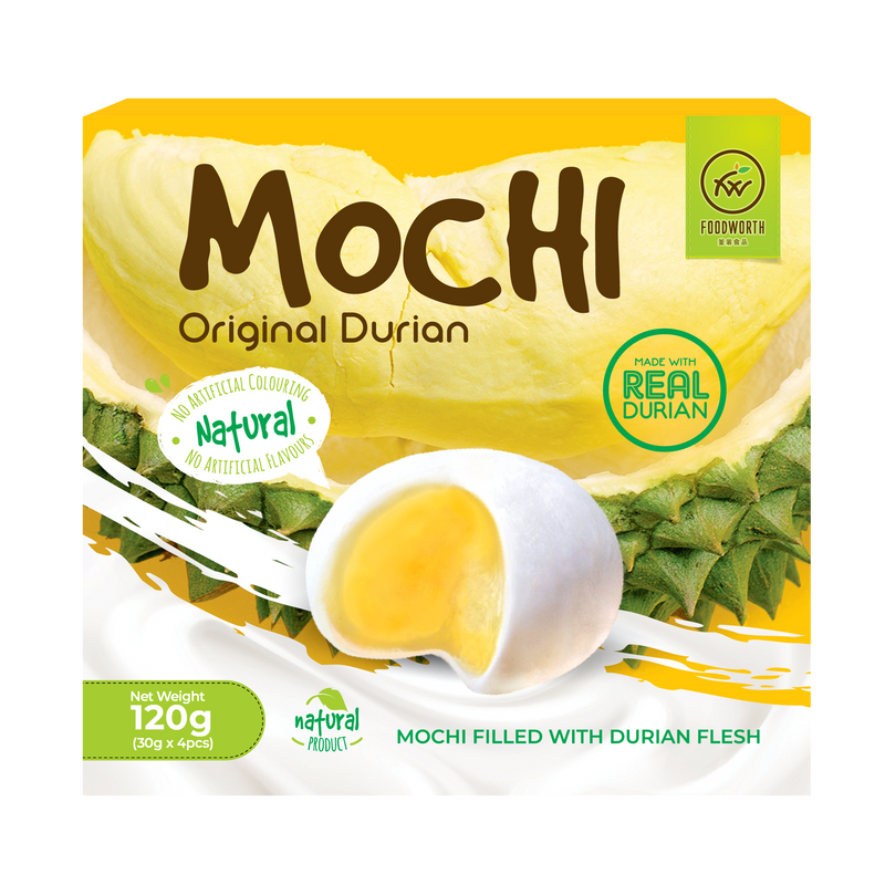FOODWORTH Durian Mochi 120g (Frozen) - Longdan Official Online Store
