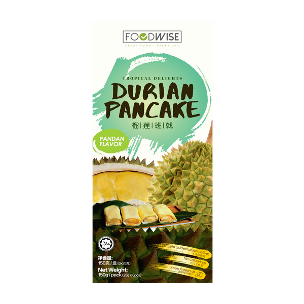 FOODWORTH Durian Pandan Pancake 150g (Frozen) - Longdan Official Online Store