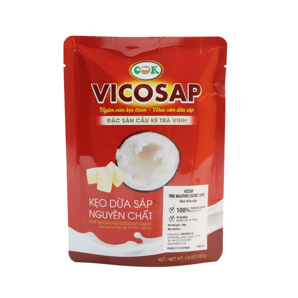 Vicosap Pure Macapuno Coconut Candy 100g - Longdan Official