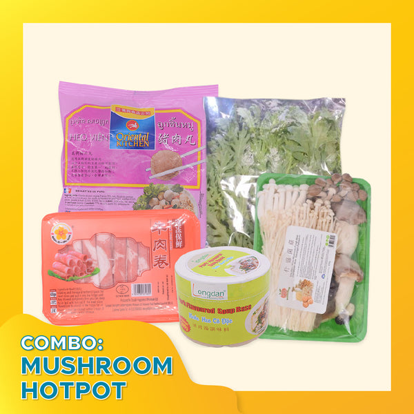 Combo Mushroom Hotpot (Frozen) - Longdan Online Supermarket