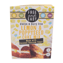Free & Easy Gluten & Dairy Free Lemon & Poppyseed Cake Mix w/Coconut Blossom Sugar 350g - Longdan Online Supermarket