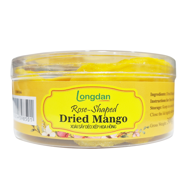 Longdan Rose - Shaped Dried Mango - Longdan Official Online Store