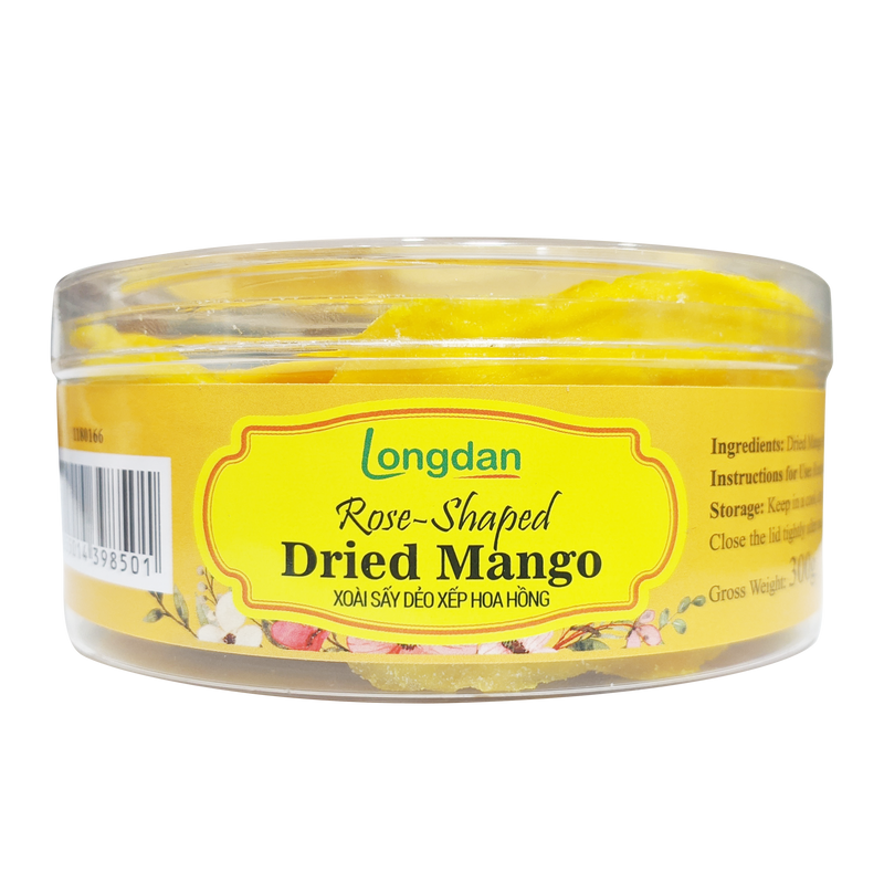 Longdan Rose - Shaped Dried Mango - Longdan Official Online Store
