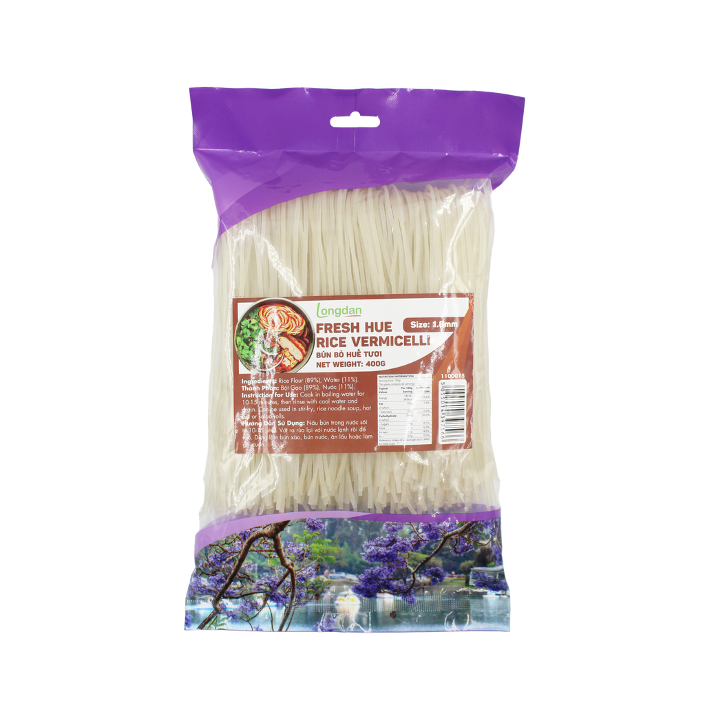 Longdan Hue Fresh Rice Vermicelli 1.8mm 400gr - Longdan Official Online Store