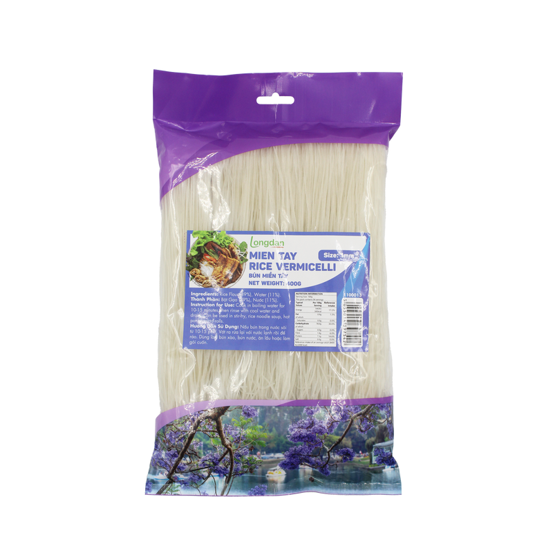 Longdan Mien Tay Rice Vermicelli 1.0mm 400g (Case 25) - Longdan Official