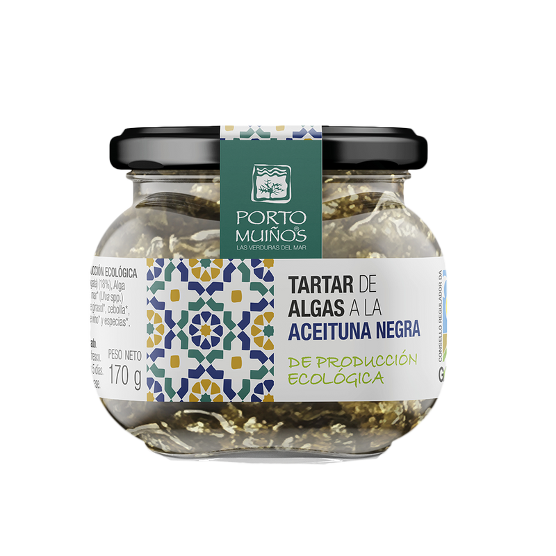 Porto Muinos Organic Seaweed Tartar with black olives 170g - Longdan Official Online Store