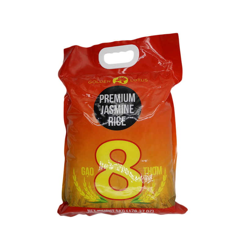 Premium Jasmine Rice Rice Golden Lotus Premium Jasmine Rice 5kg (Case 2)