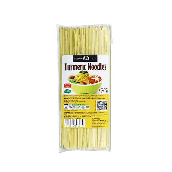 Golden Lotus Turmeric Noodles 250g - Longdan Official Online Store