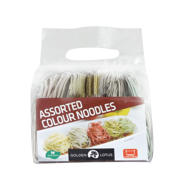 Golden Lotus Assorted Colour Noodles 400g - Longdan Official Online Store