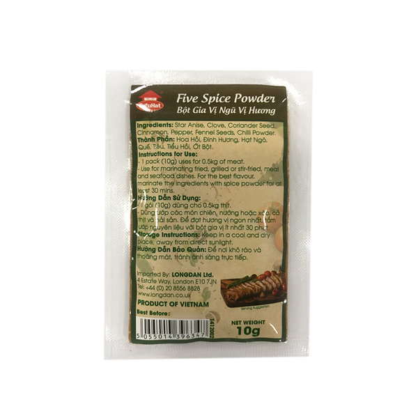 Tofuhat Five Spice Powder 10g - Longdan Official Online Store