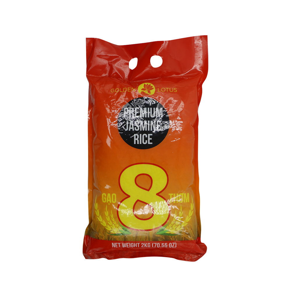 Golden Lotus Premium Jasmine Rice 2kg (Case 5)
