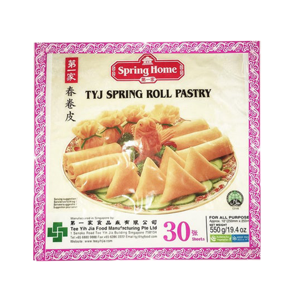 Tee Yih Jia 10 inch Spring Rolls Pastry 550g (Frozen) - Longdan Official Online Store