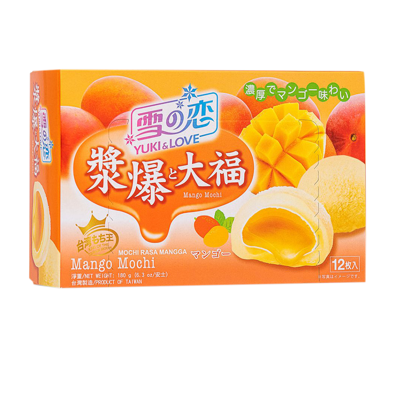 YUKI & LOVE - Mango Flavoured Mochi 180g - Longdan Official