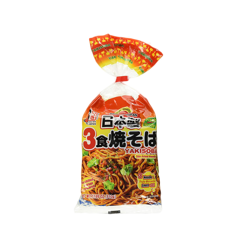 ITSUKI Yakisoba 3P With Sauce 510g - Longdan Official Online Store