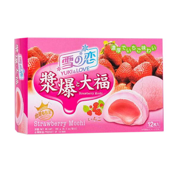 YUKI & LOVE Strawberry Mochi 180g